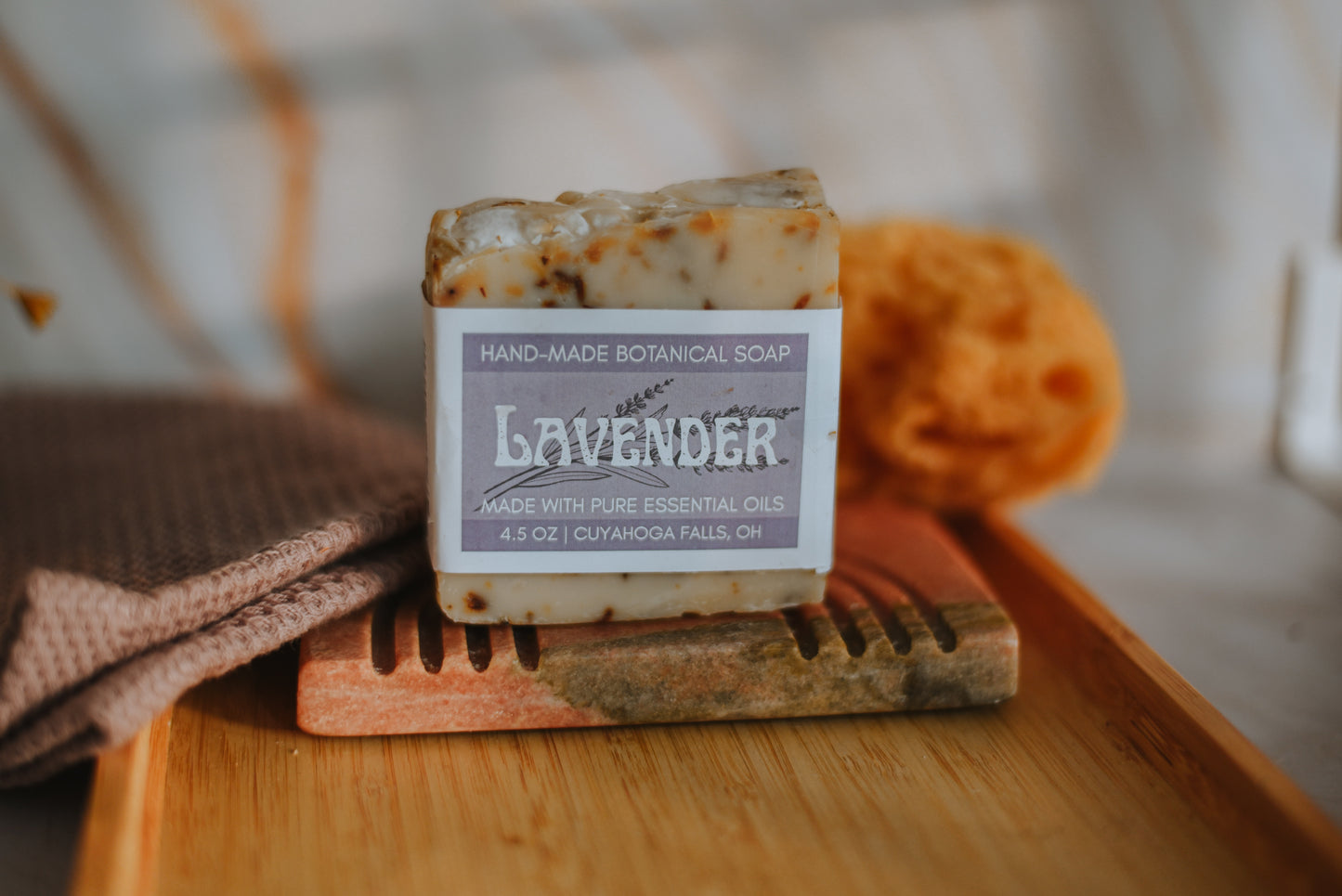 Lavender Essential Oil Body Bar - HOPESOAPOHIO