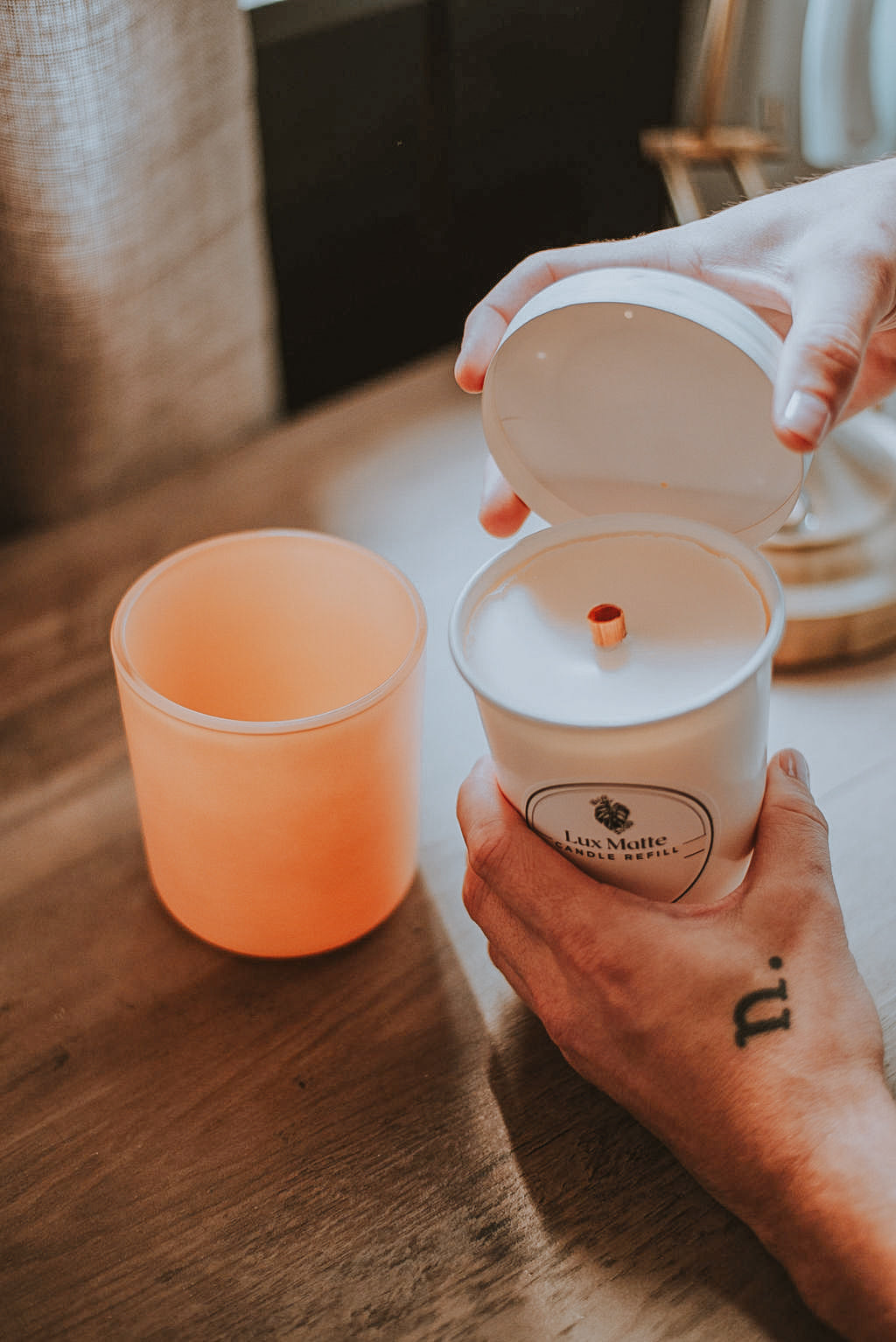 Luxe Candle Refill (no jar) - HOPESOAPOHIO