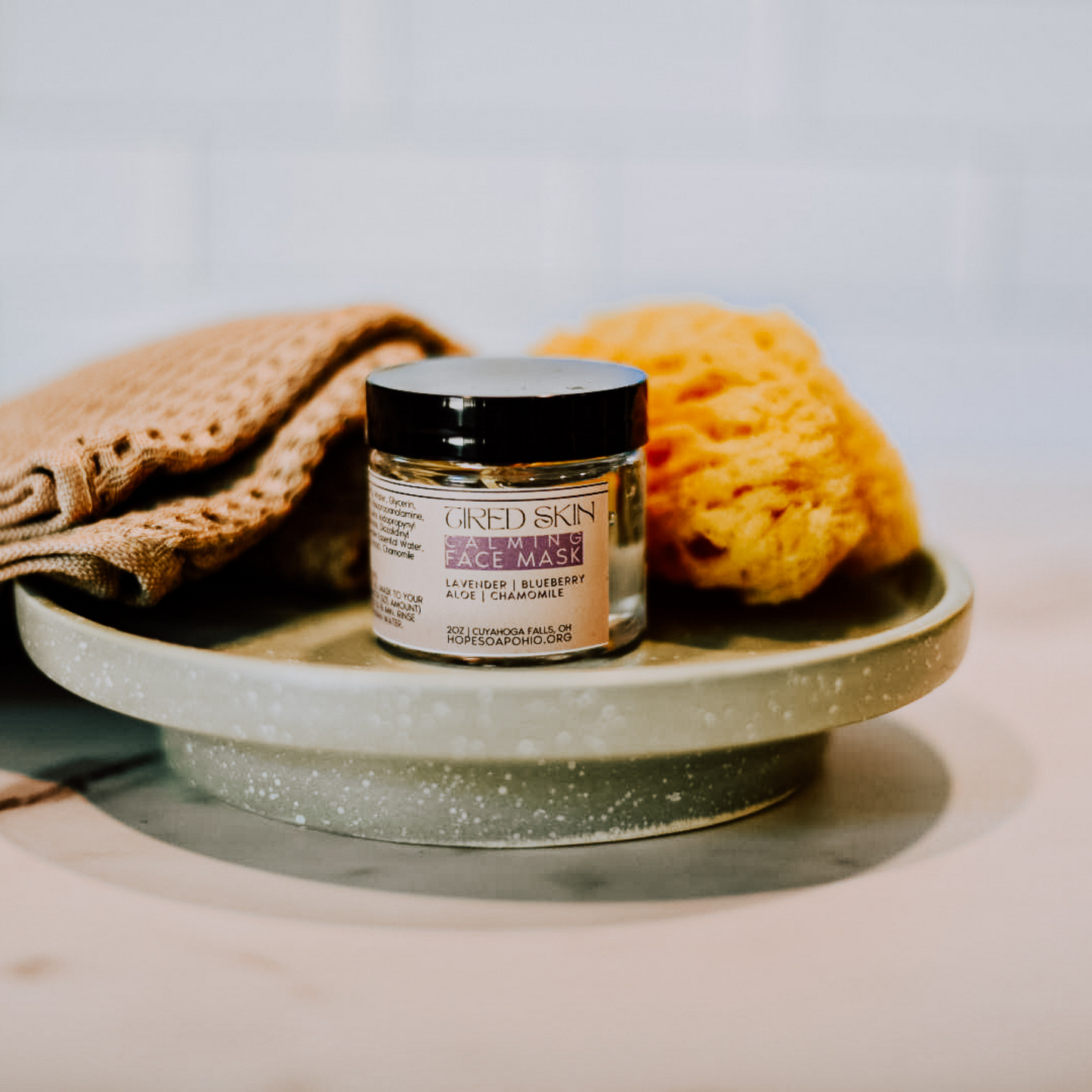 Tired Skin Calming Face Mask - HOPESOAPOHIO