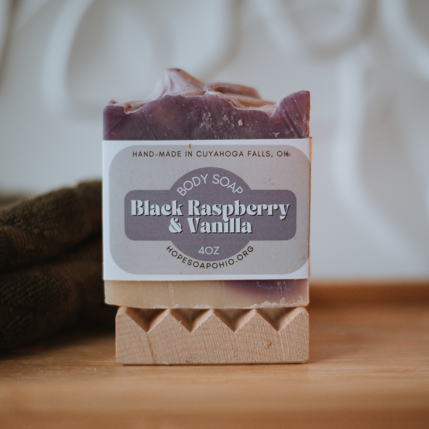 Black Raspberry Vanilla Bar Soap - HOPESOAPOHIO