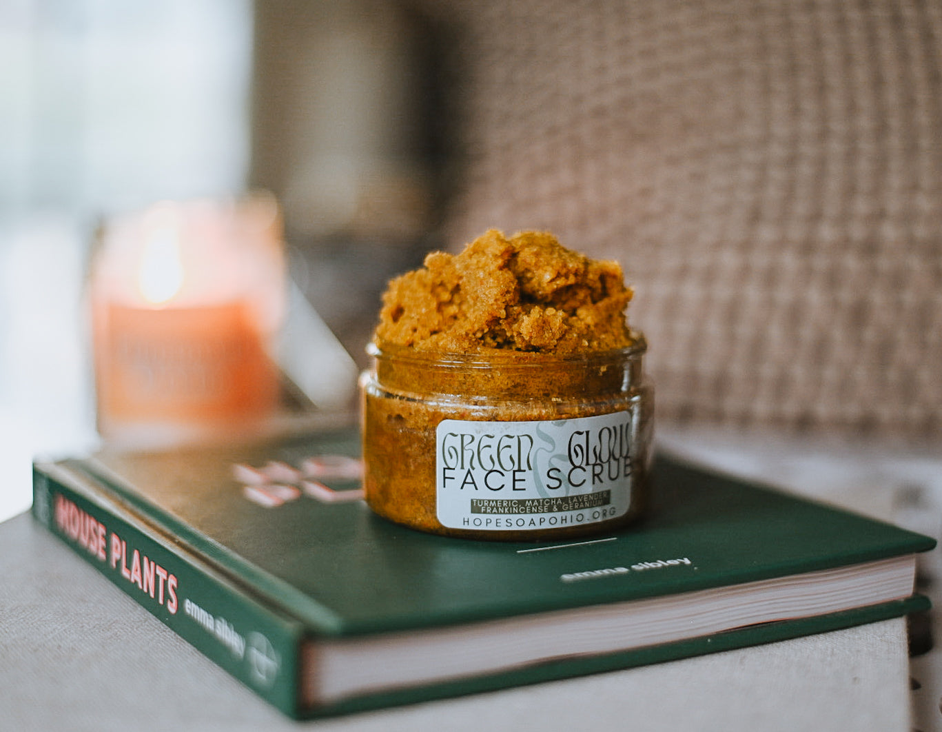 Green Glow Face Scrub - HOPESOAPOHIO