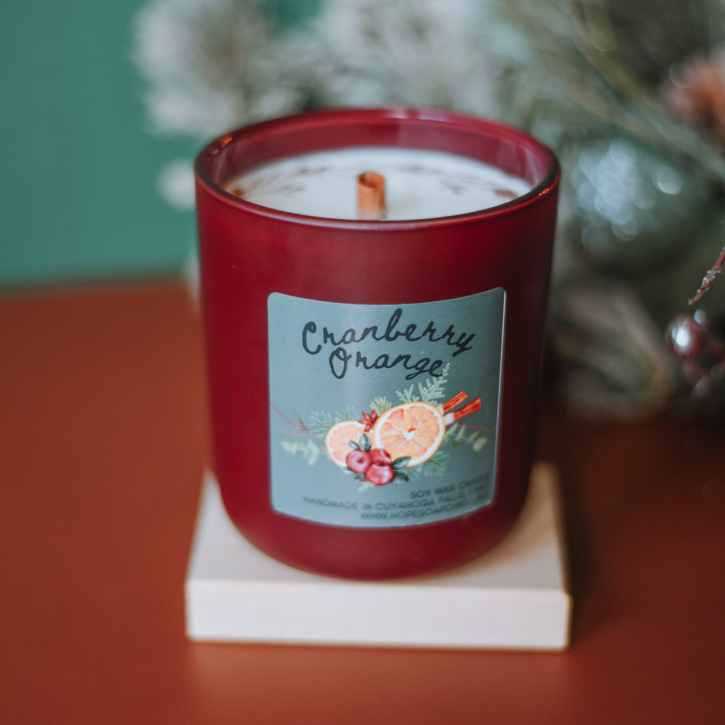 Refillable LUXE Candle Custom Choose Your Scent - HOPESOAPOHIO