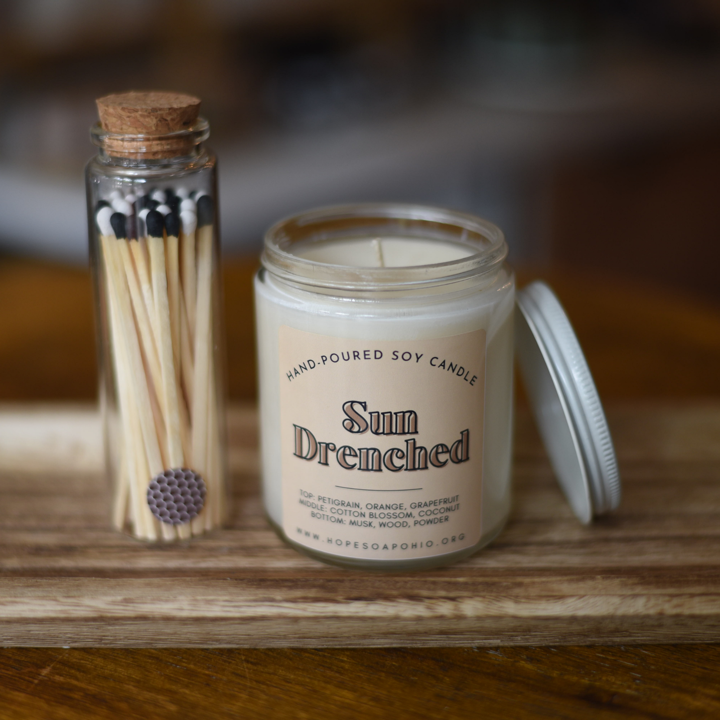 Sun Drenched 8 oz Candle - HOPESOAPOHIO