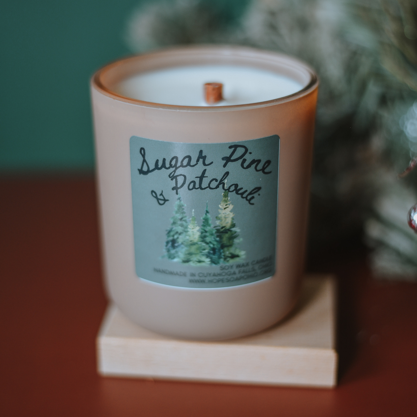 Refillable LUXE Candle Custom Choose Your Scent - HOPESOAPOHIO