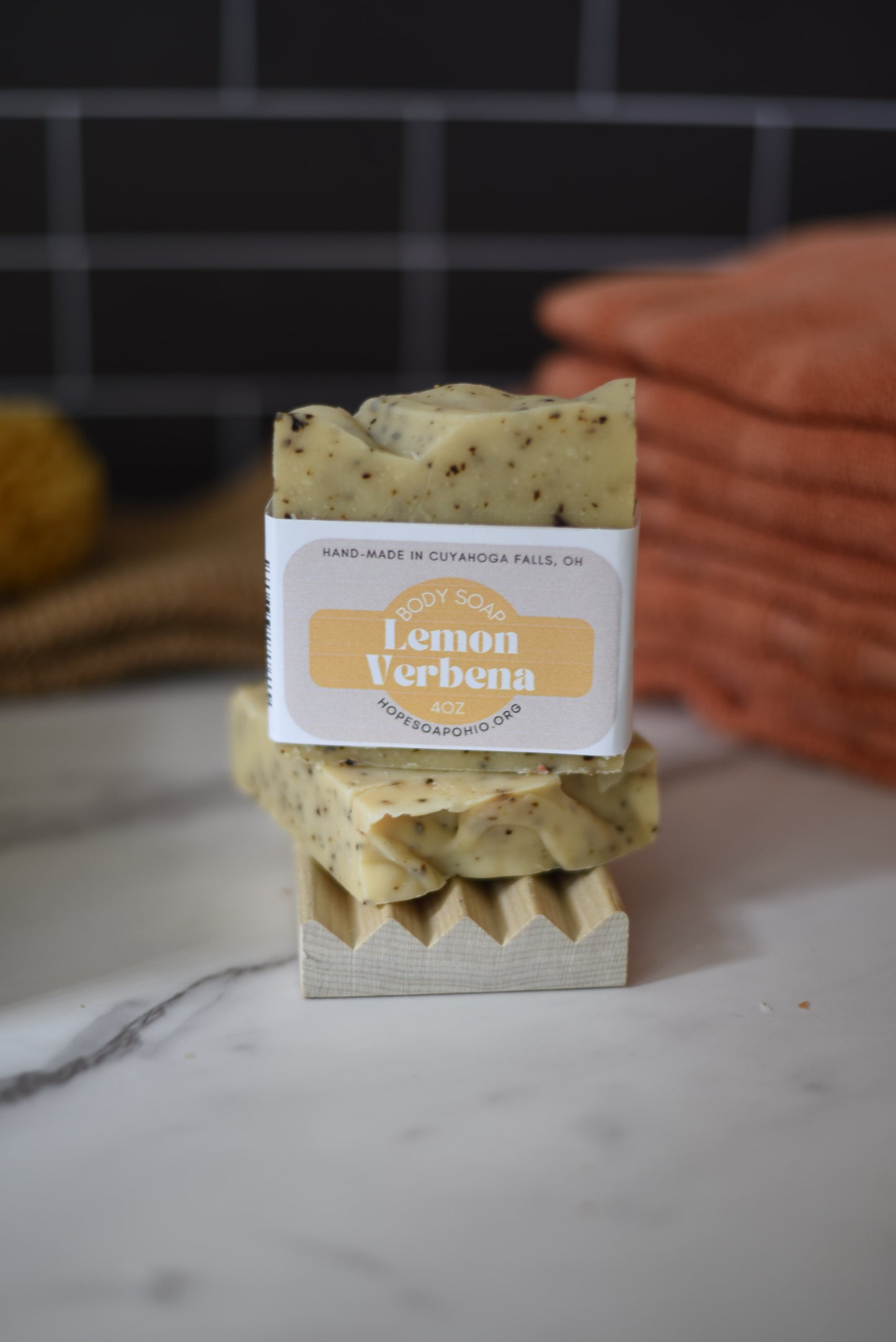 Lemon Verbena Body Soap Bar - HOPESOAPOHIO