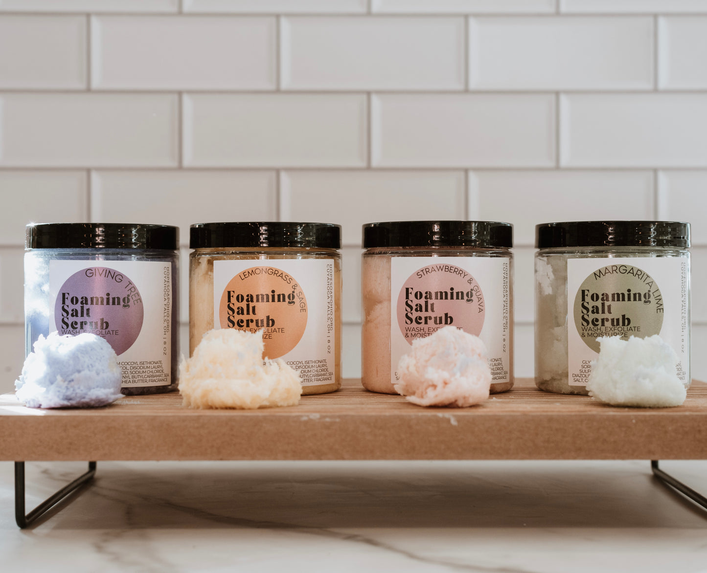 Foaming Salt Scrub - HOPESOAPOHIO
