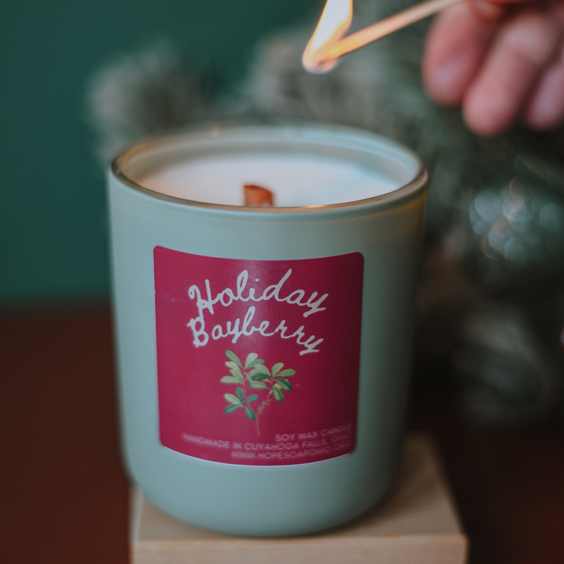 Refillable LUXE Candle Custom Choose Your Scent - HOPESOAPOHIO