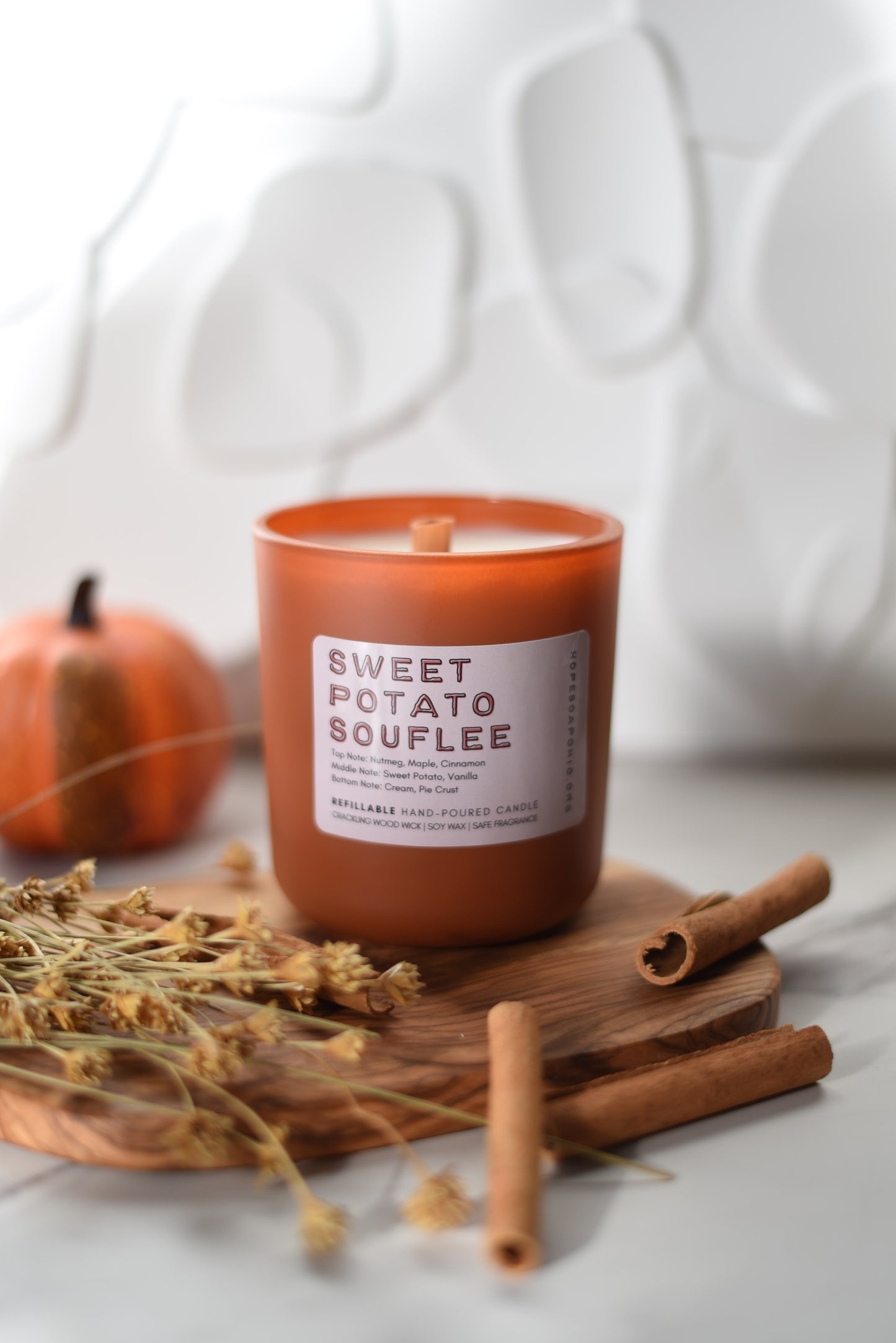 Sweet Potato Soufflé Refillable Luxe Candle