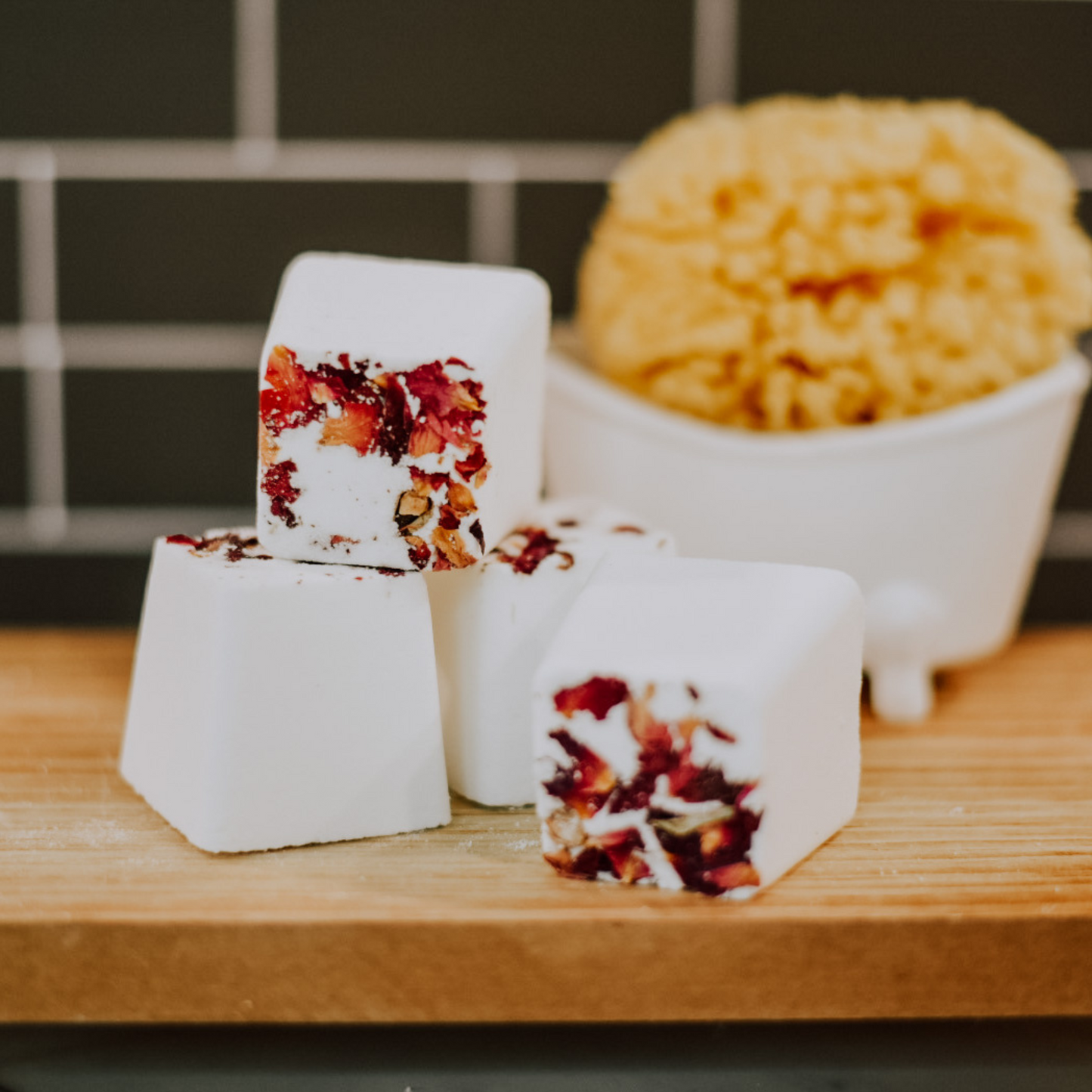 Rosemance Bath Bomb - HOPESOAPOHIO