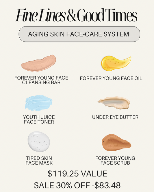 Fine Lines & Good Times Aging Skin Face Care System - HOPESOAPOHIO