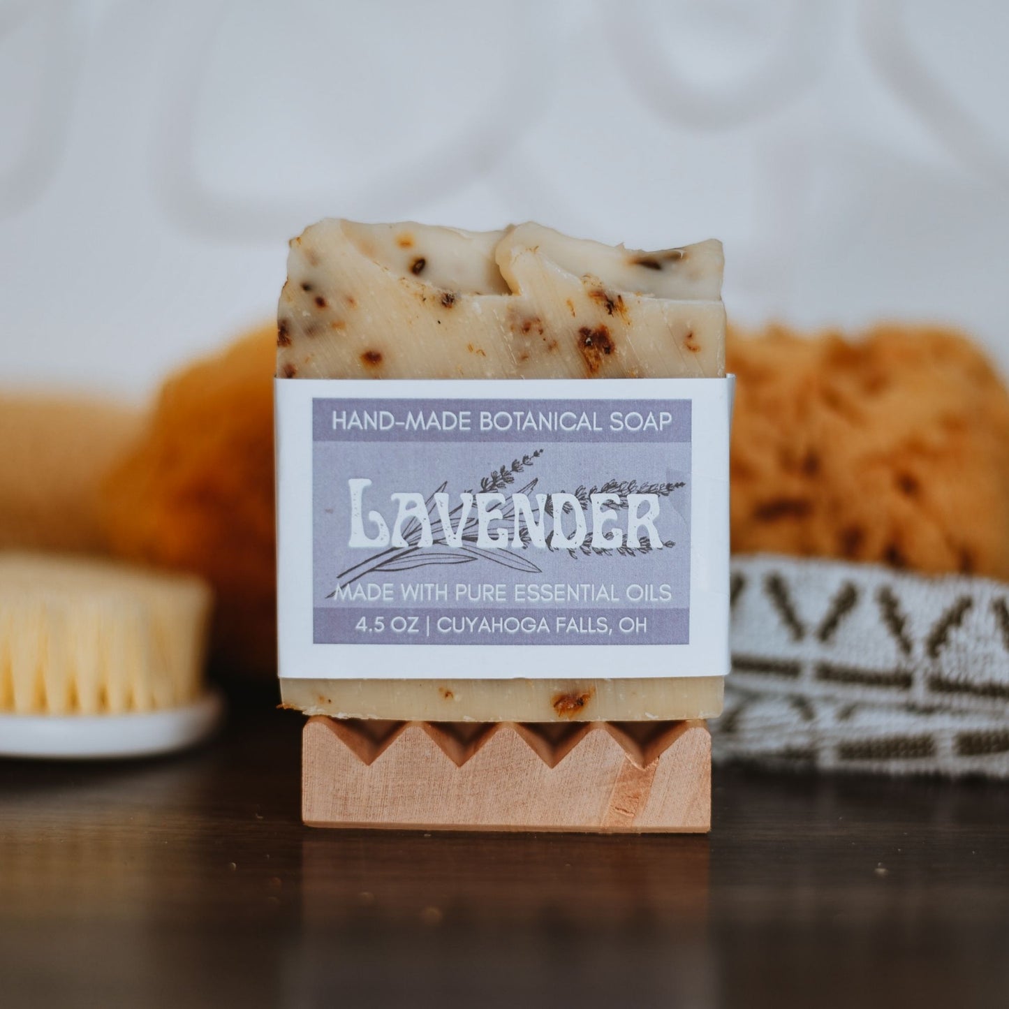 Lavender Essential Oil Body Bar - HOPESOAPOHIO