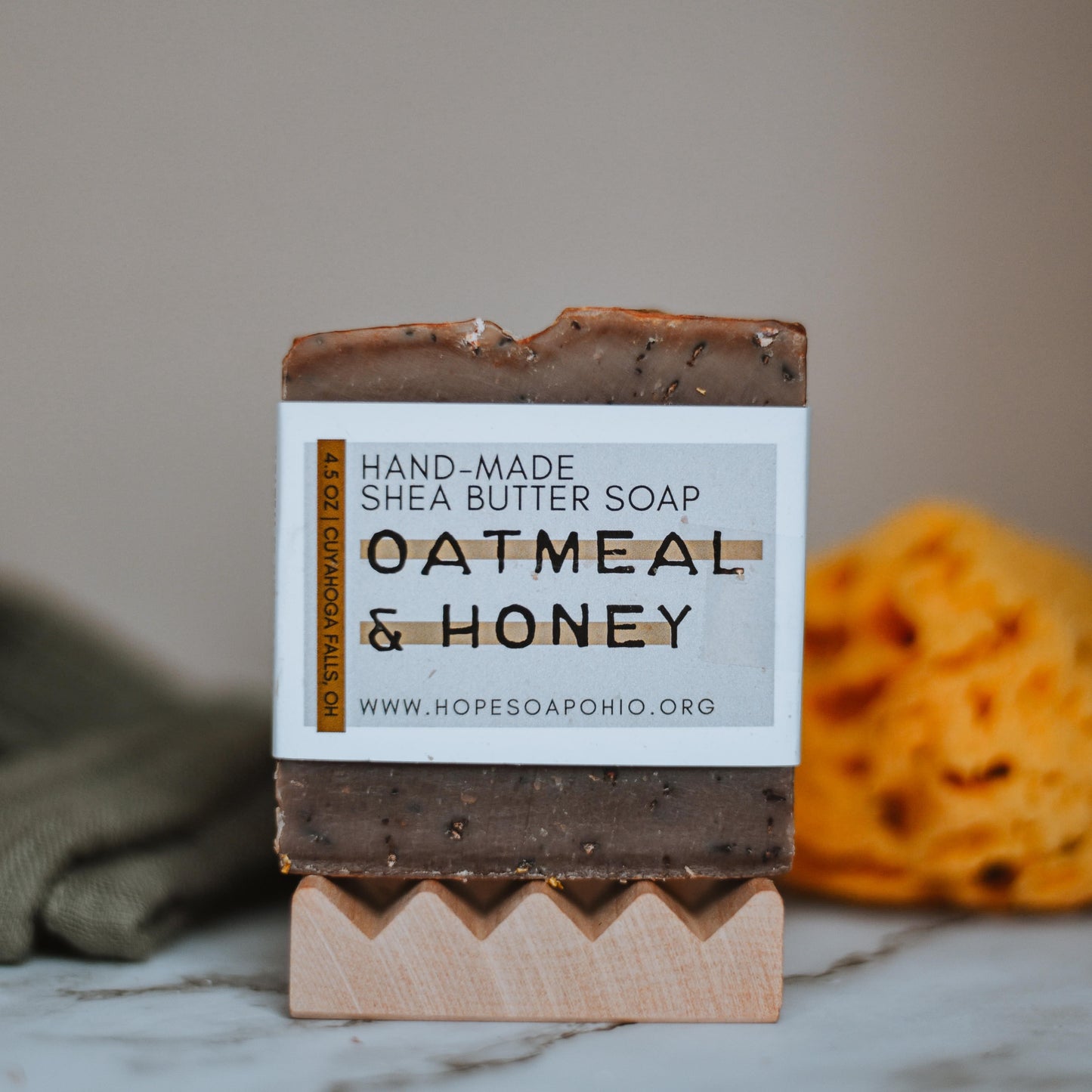 Oatmeal & Honey Soap Bar - HOPESOAPOHIO