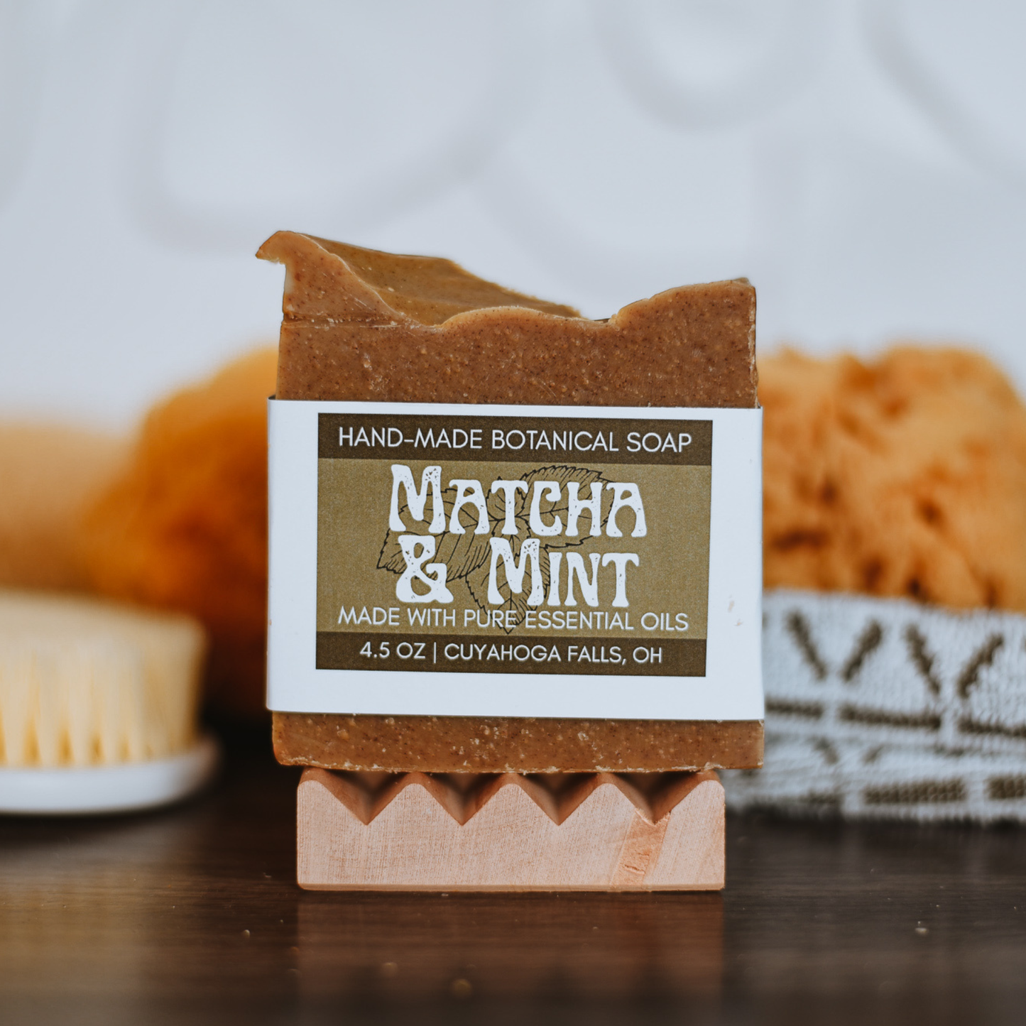 Matcha Mint Essential Oil Body Bar