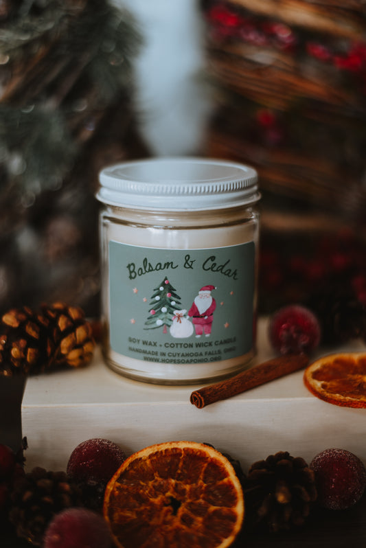 Balsam Cedar 8oz Candle