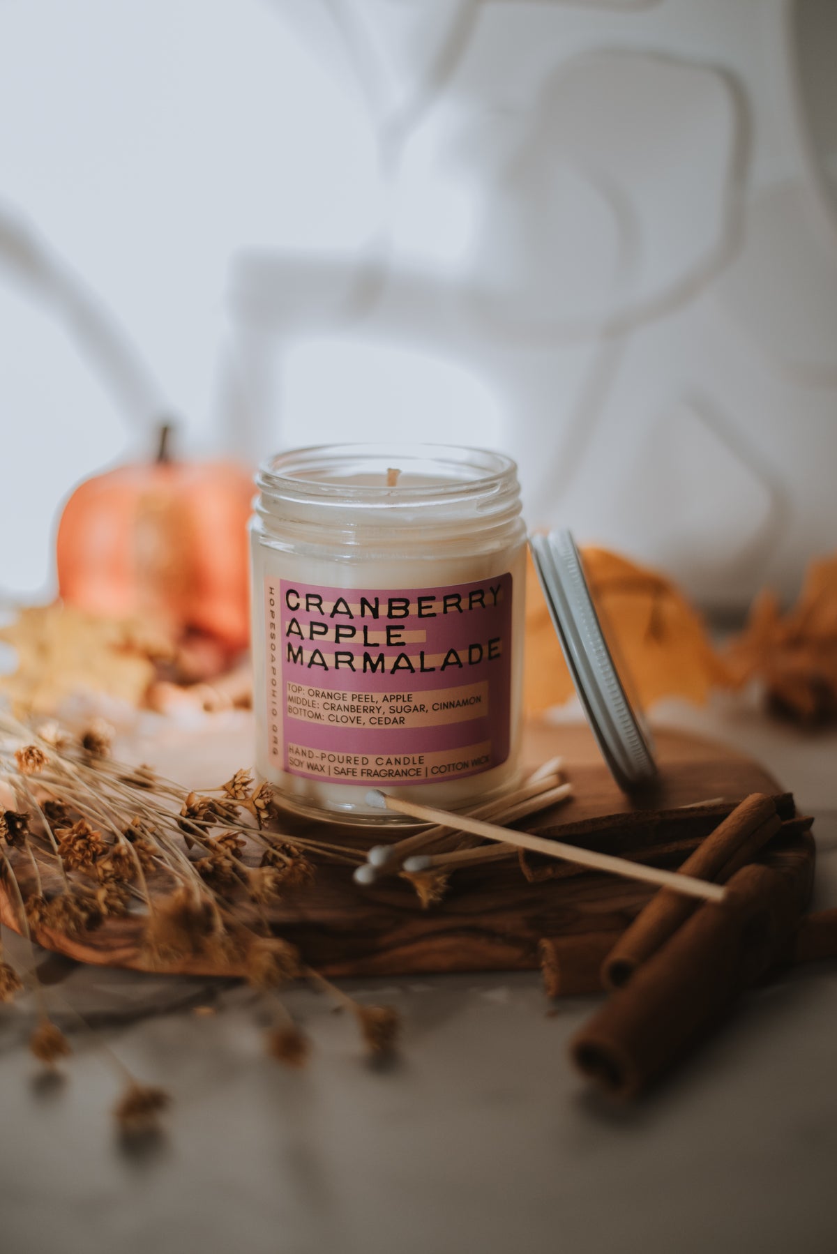 Cranberry Apple Marmalade 8 oz. Candle