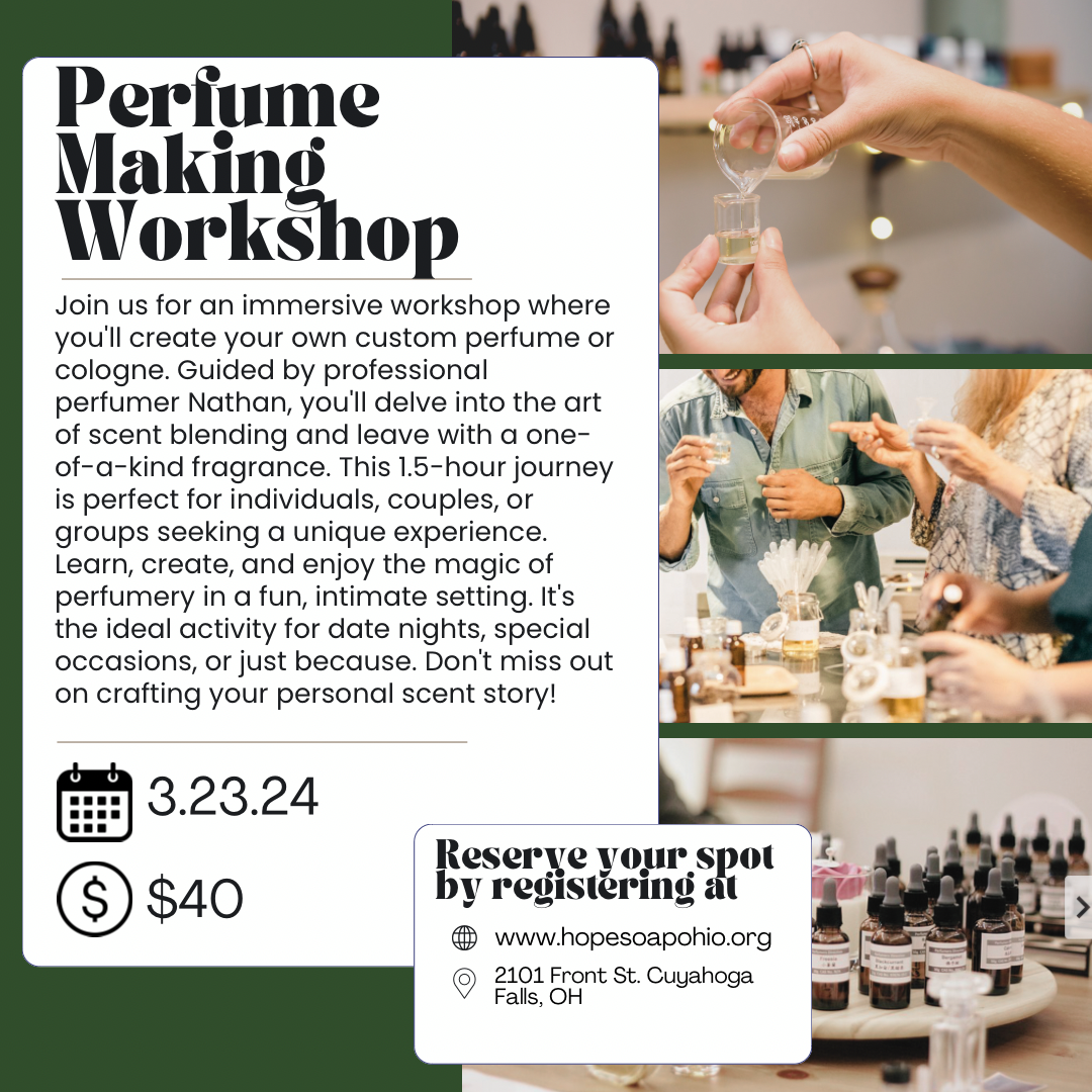 Perfume/Cologne Making Workshop
