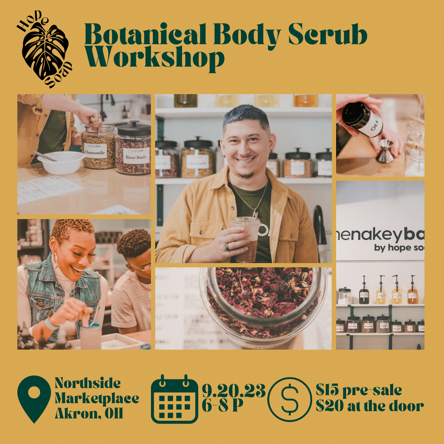 Botanical Body Scrub Workshop