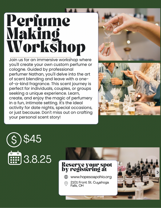 Perfume/Cologne Making Workshop