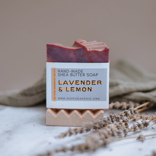 Lavender & Lemon Body Soap - HOPESOAPOHIO