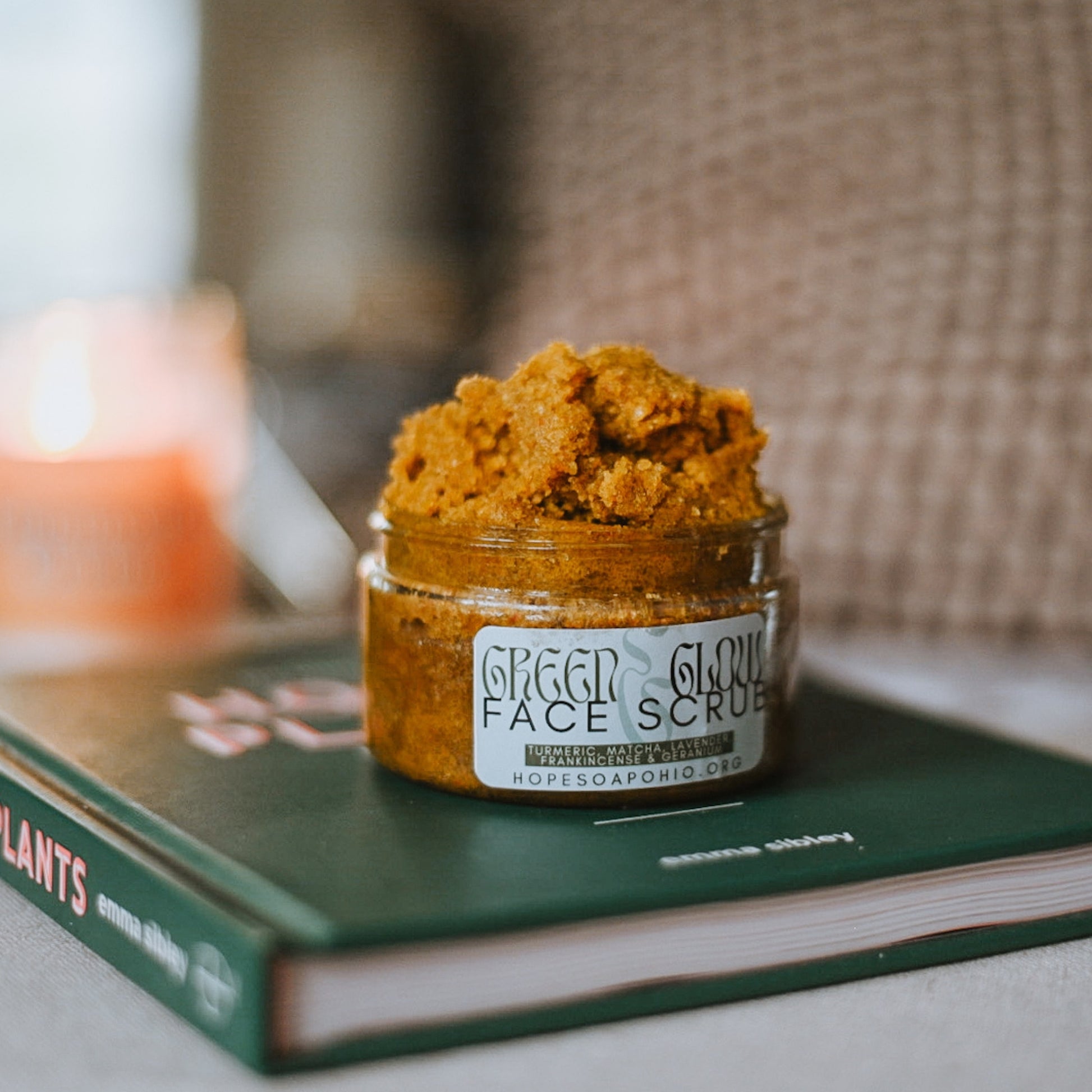 Green Glow Face Scrub - HOPESOAPOHIO