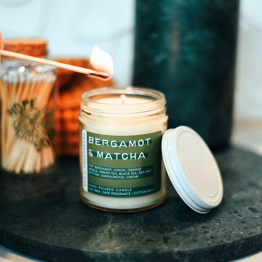 Bergamot & Matcha 8 oz Candle