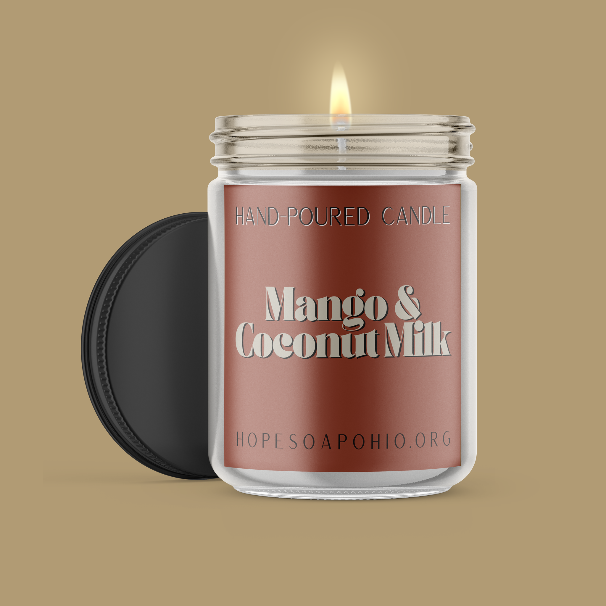 Mango & Coconut Milk Candle - HOPESOAPOHIO