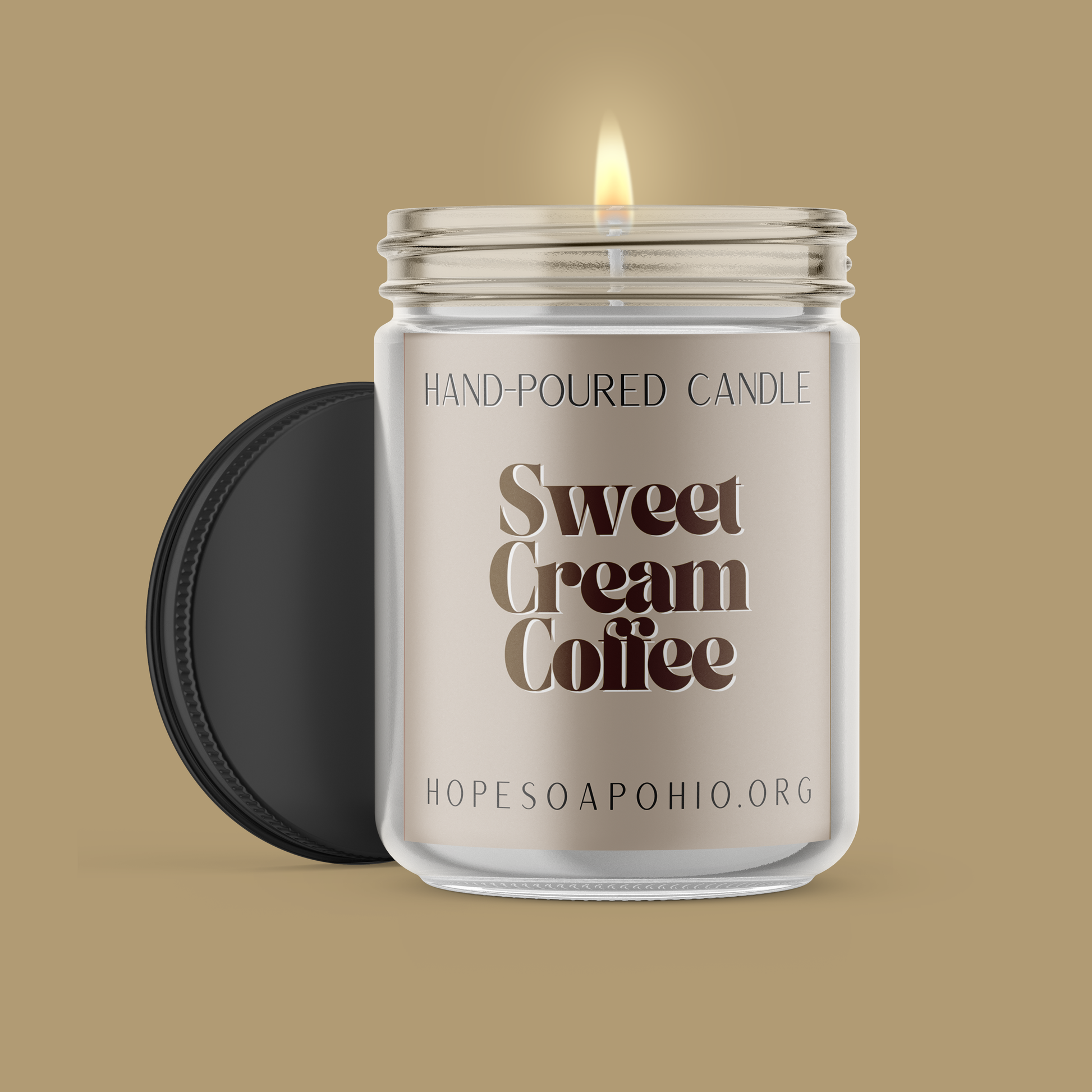 Sweet Cream Coffee Candle - HOPESOAPOHIO