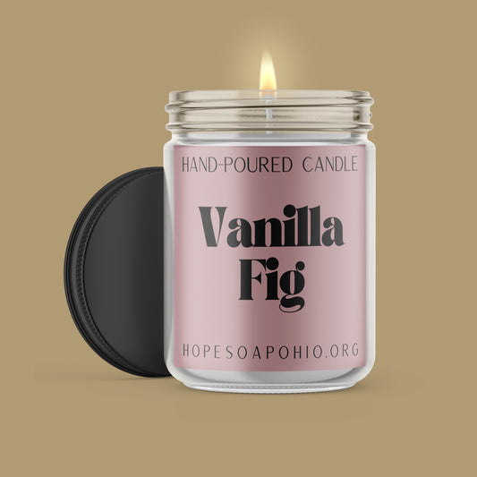 Vanilla Fig Candle - HOPESOAPOHIO