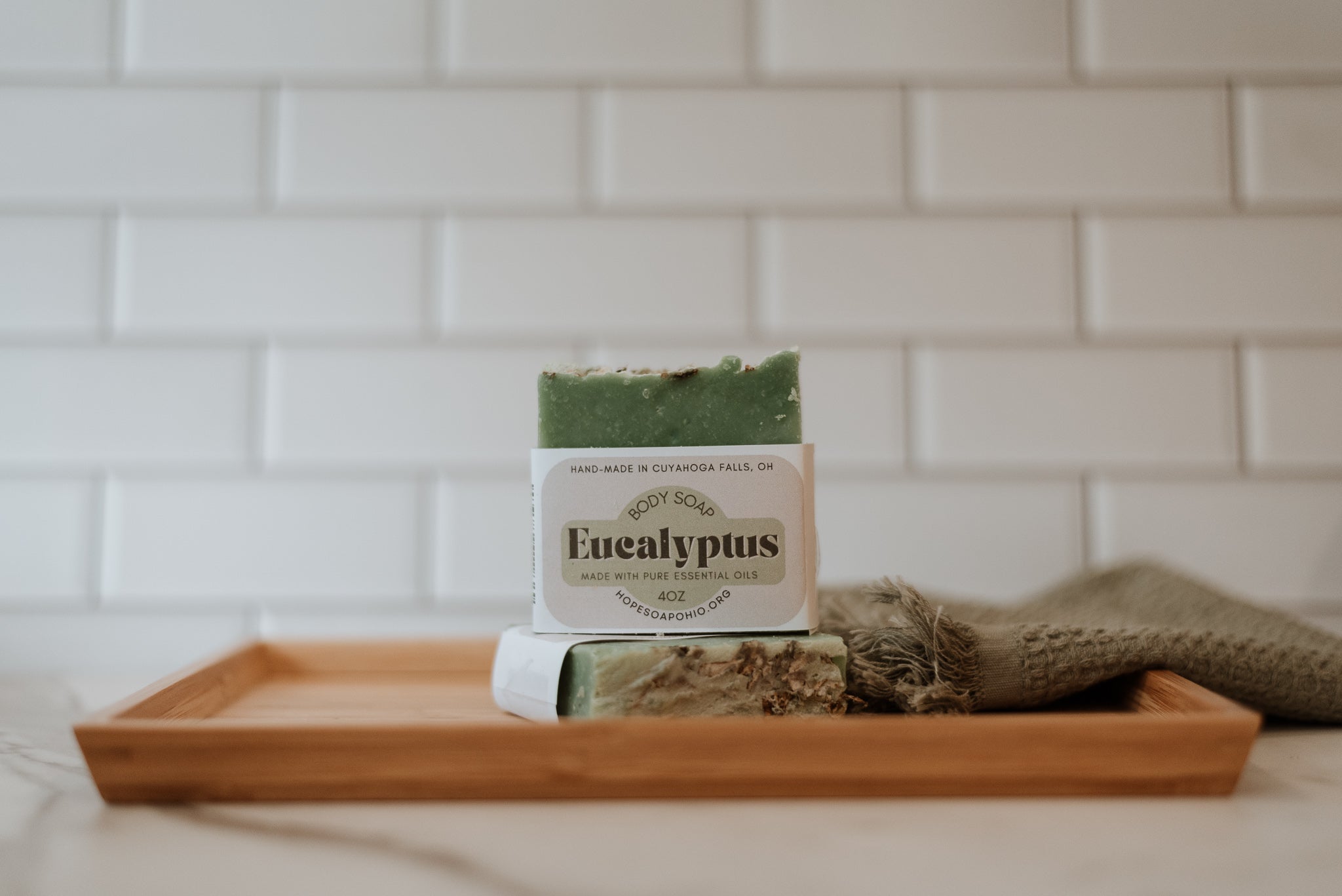 Eucalyptus Body Soap (Made with Essential Oils) - HOPESOAPOHIO